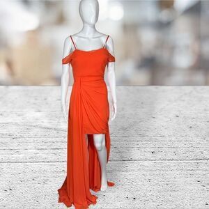 Vera‎ Wang Bride Eva Gown Orange